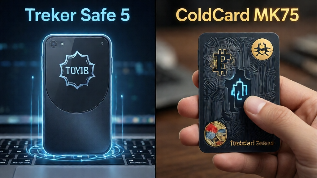 Trezor Safe 5 vs. Coldcard MK5: The Battle for BTC Supremacy
